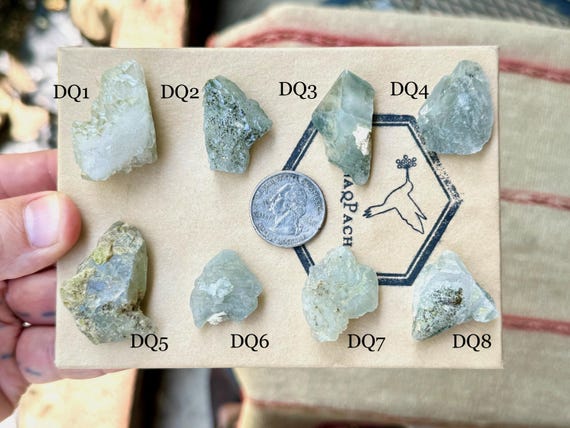 Dream Quartz from Madagascar, Green Phantom Quartz with Epidote Inclusion, Crystal for Dream Work & Past Life Regression R711