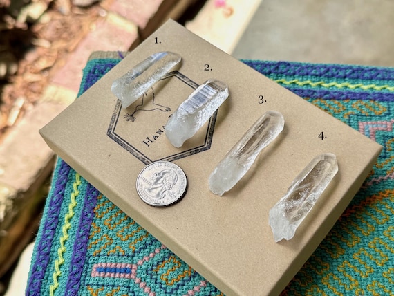 Starbrary Quartz from Zeca de Souza, Choose ONE of Four, Water Clear Quartz with Extraterrestrial Glyphs, Corinto, Minas Gerais, Brazil S913