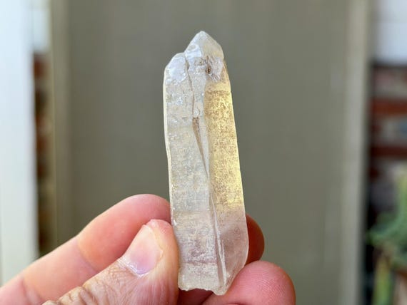 Russian Lemurian Quartz, Sacred Scribe Crystal, 34g, Old Find, Yuzhnyi Quarry, Oblast, Russia A763