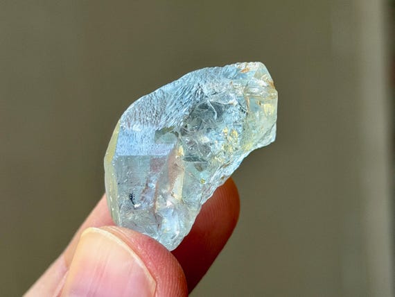 Blue Topaz, Naturally Etched, 16g, Throat & Third Eye Chakra, Medina, Minas Gerais, Brazil B370
