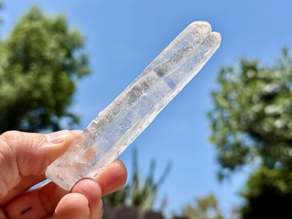 Diamantina Laser Quartz, Tantric Twin Formation, 96g, Attract Soulmates & Kindred Spirits, Minas Gerais, Brazil T106