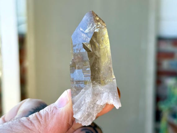 Smoky Cathedral Lightbrary Quartz, 75g, New Find, Akashic Record, Diamantina, Minas Gerais, Brazil A177