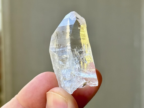 Lemurian Quartz from Peñas Blancas, Water Clear, 32g, New Find, High Grade Lemurian, Boyaca, Colombia T523