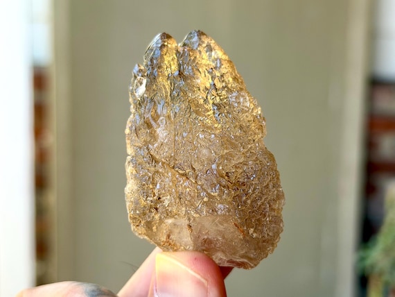 Smoky Ice Quartz, Hydrothermally Etched, 88g, Spiritual Evolution & Transformation, Diamantina, Minas Gerais, Brazil B271