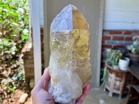 BG3 Citrine, Original Find, 3.2 Kilo, Adaptogenic Energy Balancing Crystal, Healing and Integration, Piaui, Brazil X201