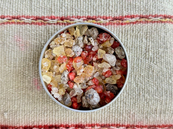 Gloria Incense Resin, All Natural Incense with Frankincense, Dark Copal, Rose and Lavender, Peaceful and Cleansing Fragrance