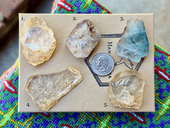 Topaz, Natural Formations, Choose ONE of Five, Self-Confidence & Creativity, Espírito Santo, Brazil B540