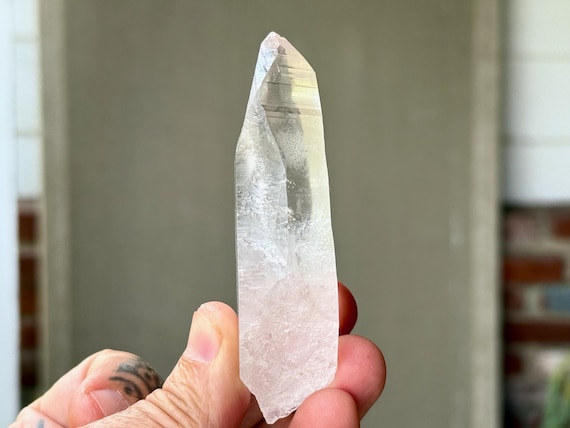 Lemurian Quartz, Natural & Water Clear, 95g, New Find, Highest Quality, Bahia, Brazil T542
