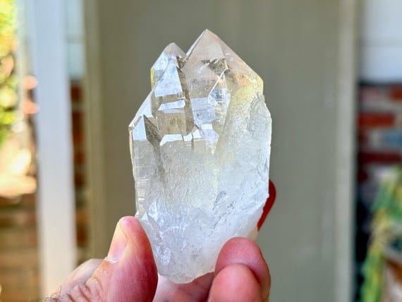 Cathedral Quartz, Water Clear, 201g, Lightbrary Crystal, Akashic Records, Taquaraçu, Minas Gerais, Brazil W942