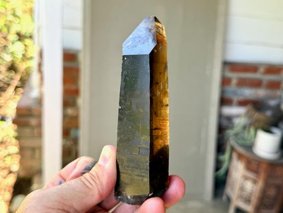 Smoky Laser Quartz, 282g, Grounding & Energetic Clearing, Diamantina, Minas Gerais, Brazil B570