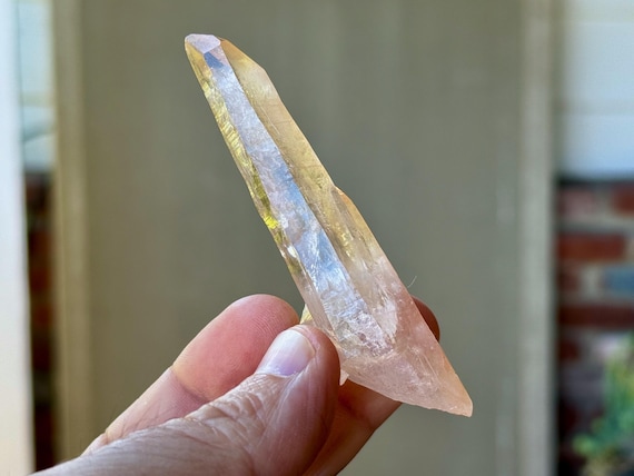 Pink Laser Quartz, 40g, Energetic Clearing, Diamantina, Minas Gerais, Brazil A161