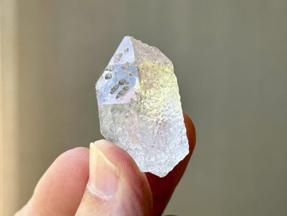 Dissolution Quartz with Unique Pitted Impressions, 25g, Crystal for Spiritual Evolution & Transformation, Minas Gerais, Brazil S721