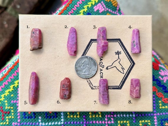 Tanzanian Ruby, UV Reactive & Natural Formations, Choose ONE of Eight, Kundalini Energy, Passion and Abundance A434