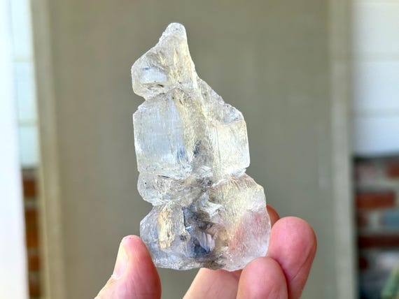 Selenite from Morocco, Natural Fishtail Formation, 93g, Crystal for Purification & Energetic Cleansing S938