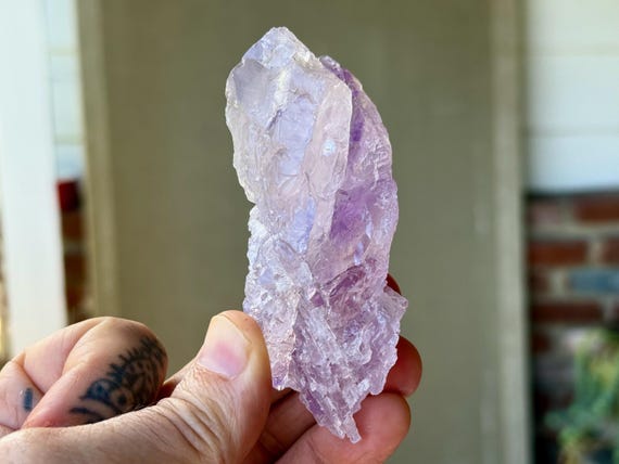 Dissolution Amethyst, Hydrothermally Etched, 142g, New Find, Spiritual Evolution, Pernambuco, Brazil A266
