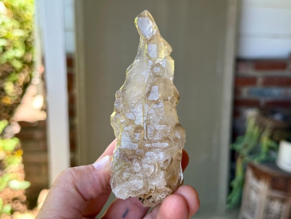 Elestial Quartz, 240g, New Find, Earth Energy, Inner Truth, Aracuai, Minas Gerais, Brazil V522