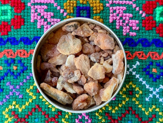 Golden Benzoin Incense Resin, 100% Organic, Pure Grade #1, Natural Styrax Resin from Sumatra, Ceremonial Incense, House Clearing