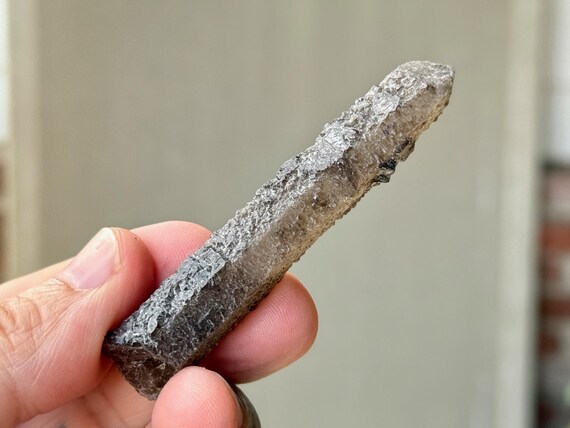 Smoky Quartz from Inner Mongolia, Hydrothermally Etched, 23g, Growth Interference Quartz S999