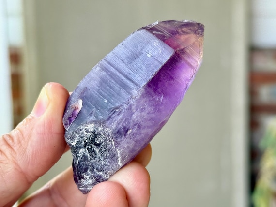 Tutu Amethyst, 91g, New Find, Crown & Third Eye Chakra Crystal, Spiritual Purification, Nigeria T096