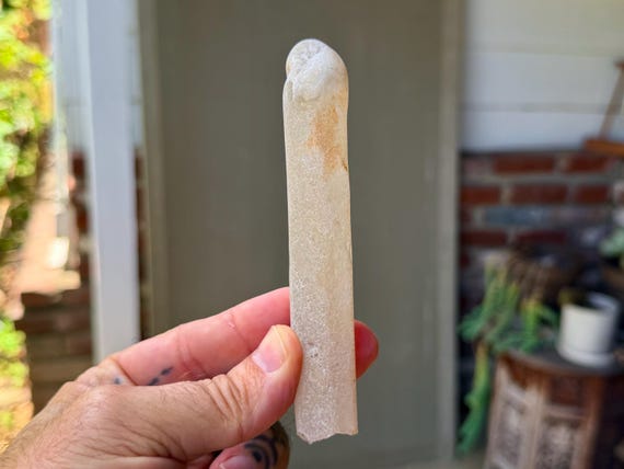 Seaglass Quartz, Naturally Smooth Hydrothermal Crystal, 90g, Spiritual Transformation, Corinto, Minas Gerais, Brazil B148