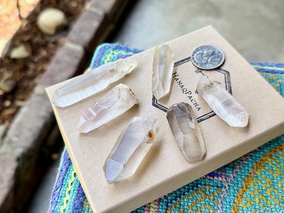 Smoky Lemurian Quartz Lot, 6 Pcs, New Find, Serra do Cabral, Minas Gerais, Brazil T296