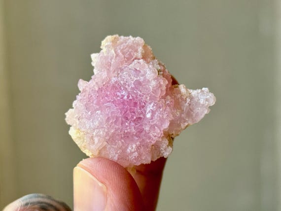 Canga Rose Quartz, All Natural, 17g, New Find, Crystallized Rose Quartz, Love and Sensuality, Taquaral, Minas Gerais, Brazil T492