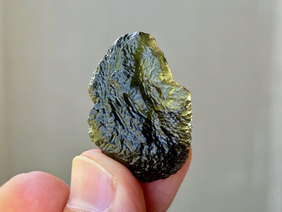 Moldavite, Authentic High-Grade Moldavite, 9g, Interplanetary Extraterrestrial Crystal, Chlum, Czech Republic A671
