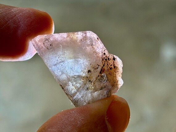 Bicolor Apatite, Pink & Blue, 13g, Old Find, Third Eye and Root Chakra, Pakistan A872
