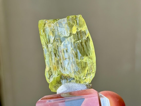 Heliodor, Naturally Etched Glyphs, 13g, New Find, Golden Beryl, Aracruz, Espírito Santo, Brazil A461