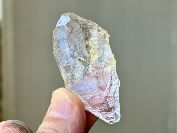 Cathedral Ice Quartz, Water Clear & Hydrothermally Etched, 40g, New Find, Diamantina, Minas Gerais, Brazil T771