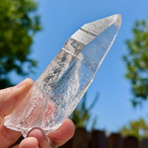Lemurian Quartz with Key Imprint, Water Clear, 173g, New Find, High-Grade Lemurian, Bahia, Brazil T182