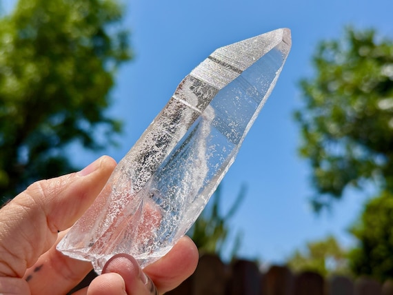 Lemurian Quartz with Key Imprint, Water Clear, 173g, New Find, High-Grade Lemurian, Bahia, Brazil T182