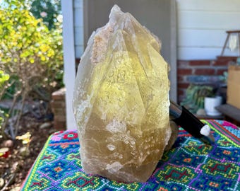 Elestial Citrine, 3.6 Kilo, Manifestation & Creativity, Aracuai, Minas Gerais, Brazil V144
