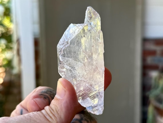 Bermejillo Selenite, Water Clear, 58g, Purification & Energetic Cleansing, Durango, Mexico A541