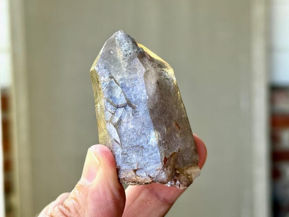 Smoky Lodolite Quartz, All Natural, 72g, New Find, Corinto, Minas Gerais, Brazil T644