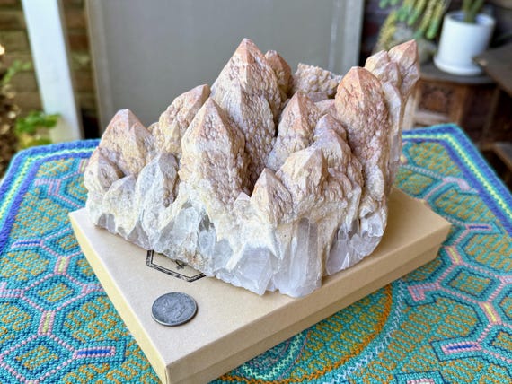 Atlantean Lovestar Scepter Quartz, Self-Standing Formation, 2.9 Kilo, Past Life Recall & Ancient Civilizations, Minas Gerais, Brazil W872