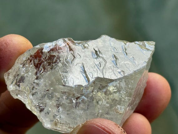 Ice Quartz with Record Keepers, Hydrothermally Etched & Water Clear, 70g, Spiritual Transformation, Diamantina, Minas Gerais, Brazil A437