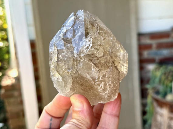 Elestial Citrine, All Natural with Jacare Textures, 404g, Manifestation & Creativity, Aracuai, Minas Gerais, Brazil V159