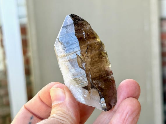 Smoky Quartz, Yin-Yang Formation, 81g, Masculine-Feminine Balance, Minas Gerais, Brazil A503