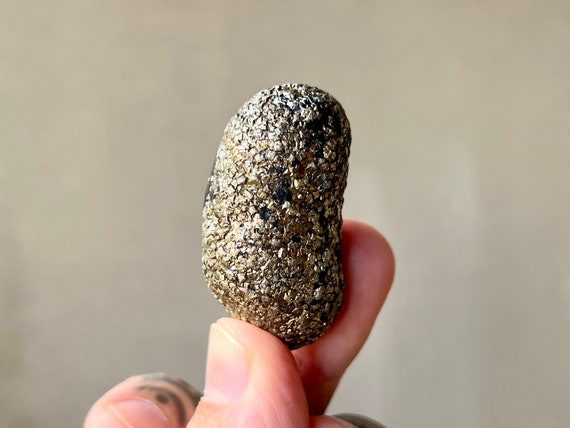 Golden Marcasite Nodule, 65g, Golden Prophecy Stone, New Rare Find, Stone of Attraction and Balance, Pakistan K506