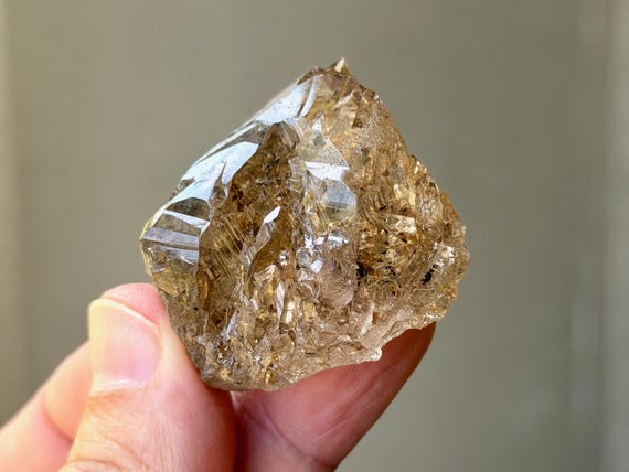 Smoky Ice Quartz, Hydrothermally Etched, 52g, Spiritual Evolution & Transformation, Diamantina, Minas Gerais, Brazil B264