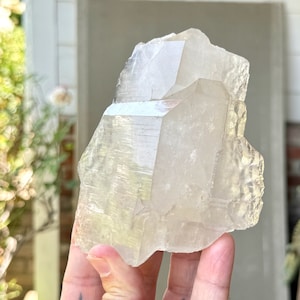 Elestial Quartz, Highly Lustrous & Ethereal, 450g, Galactic Key Formation (Connection to Source), Aracuai, Minas Gerais, Brazil W318