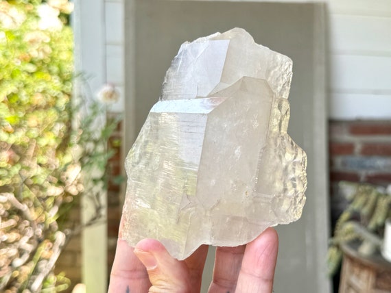 Elestial Quartz, Floater Crystal, 450g, Galactic Key Formation (Connection to Source), Minas Gerais, Brazil W318