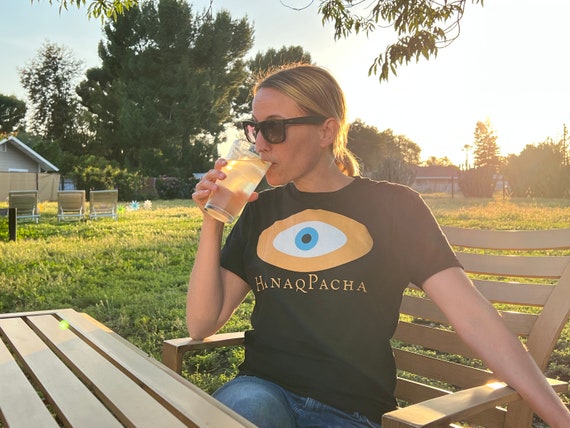 Mystical All-Seeing Eye Unisex T-Shirt, Inspired by Jodorowsky's Holy Mountain, Available in Black, White or Blue, Sizes XS - XL