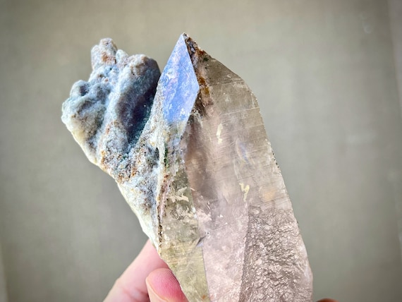 Shaman's Dream Quartz with Green Chlorite, Heart Healer, Nature Spirits, 597g, Minas Gerais, Brazil X227