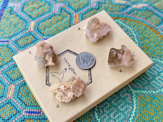 Canga Rose Quartz, Choose ONE of Four, Crystallized Rose Quartz, Heart Chakra, Love and Sensuality, Piaui, Brazil S708