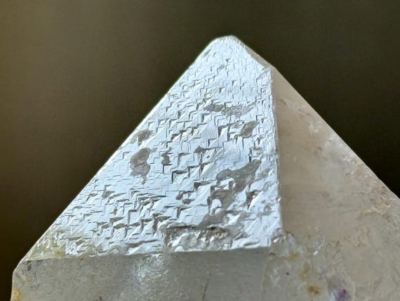 Trigonic Dissolution Quartz, 1.9 Kilo, New Find, Spiritual Evolution & Transformation, Francisco Sa, Minas Gerais, Brazil V173