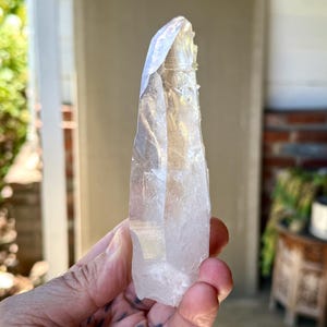 Pink Lemurian Quartz, Old Soul Crystal with Time Link, Water Clear, 320g, New Find, High Grade Lemurian, Bahia, Brazil W164