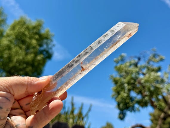 Laser Quartz, Elongated Formation, 213g, Energetic Clearing, Diamantina, Minas Gerais, Brazil B450