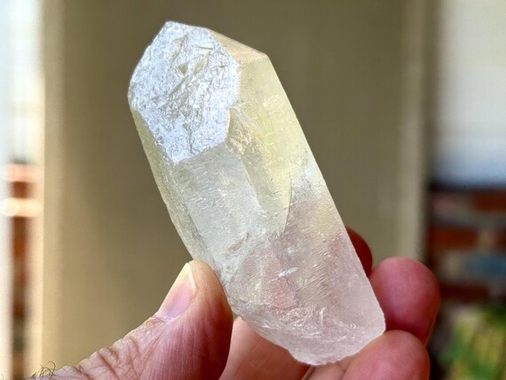 Trigonic Dissolution Quartz, Channeling Formation, 107g, Spiritual Evolution & Transformation, Corinto, Minas Gerais, Brazil T151